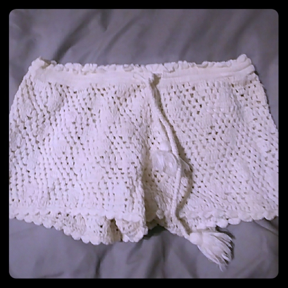 Roxy crocheted shorts